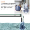 sourcing map UPVC Check Valve, 32mm ID Single Union Check