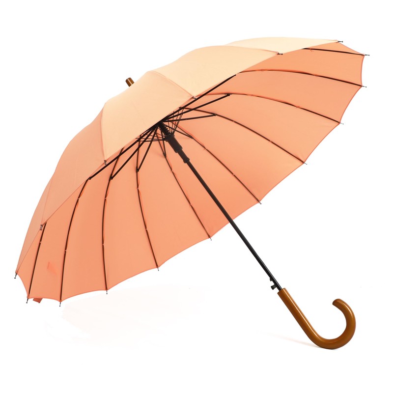 SoulRain 16 Ribs 48" Stick Umbrella Auto Open Solid Color