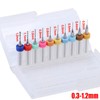 AIMALL 10PCS Tungsten Steel Micro Drill Bits Set 0.1–1.0mm/0.3–1.2mm Rotary