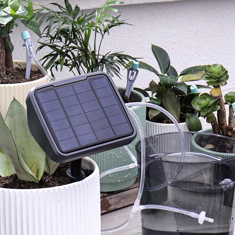 Solar Automatic Drip Irrigation Kit Low Noise Smart Potted Plants