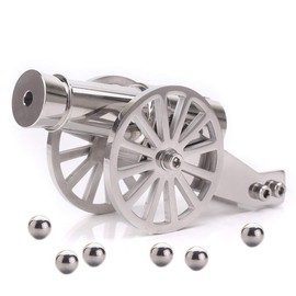 TIETHEKNOT Mini Napoleon Cannon Model Metal Replica Desktop Decorating and Collectibles