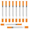 1ml Syringe, 31G 1ml/cc 1/2"(12.7mm) Pack of 100
