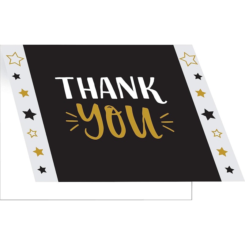 Creative Converting Grad Adventure Thank You Cards, 4" x 5",