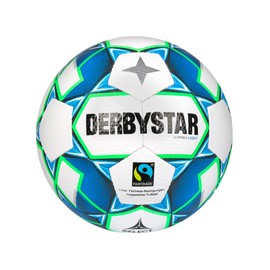 Derbystar Gamma Light V22 Football White Blue Green 5