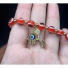 Evil Eye Red String Evil Eye St. Benedict Key Bracelet