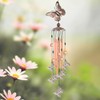 Campanillas de viento de mariposa con tubo de aluminio