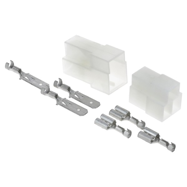 Kalitec KALI-2503 Fastin-Faston Set 3-Pin Plug Socket Housing Blade Connector