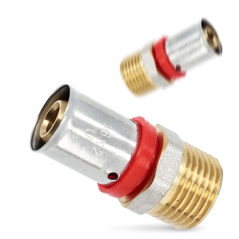 Clutch Connector PEX Press Fittings 20 x 25 Heating Installation