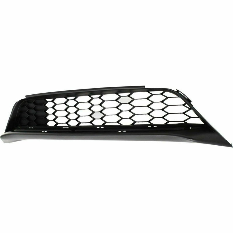 New Front Bumper Grille Textured Without Collision Warning For 2016-2017