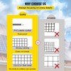 VEVOR 8inch x 98ft, Critter Roll Kit, Solar Panel Bird