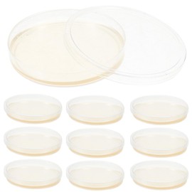 Hemobllo Nutrient Agar Kit: 10pcs 9cm Ready-to-Use Nutrient Agar Bioculture Plates - Petri Dishes for Biological Experiments - Superior Growth and Performance