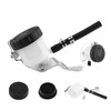 Brake Master Cylinder Oil Reservoir Fluid Bottle w/ Bracket for