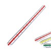 1 PCS Architectural Triangular Scale Ruler for Architects, Students, Draftsman