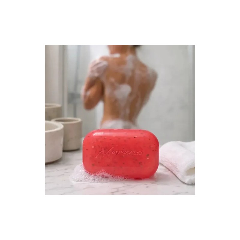 Jabón Barra Murano Exfoliante Corporal Frambuesa Chía 150g