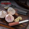 KOI ARTIASN Garlic Press Stainless Steel - Garlic Crusher Rocker