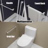 YTTSOYTS Glass Shower Door Handle Towel Bar 540MM Stainless Steel