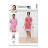 Know Me Misses' Short Sleeve Dresses Sewing Pattern Kit, Design