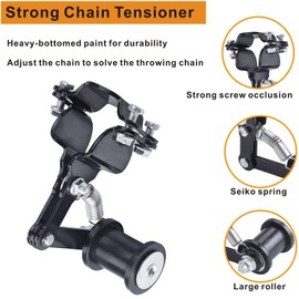 Motcoda Motorized Bike Universal Chain Tensioner Heavy Chain Tensioner Adjuster Spring Sprocket Chain Tensioner for Motorized Bicycle Dirt Pit Pro Dirt Bike (Basic type)