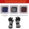 1 Pair Heated Gloves Smart Battery Powered Winter Warm Gloves