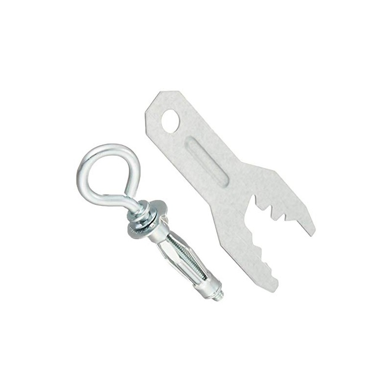 TRUSCO Board Zipper Round Hooks Steel m4x36, 3-Pack, b409obt