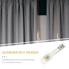Curtain Track Bracket - Metal Wall Mount Brackets for Easy