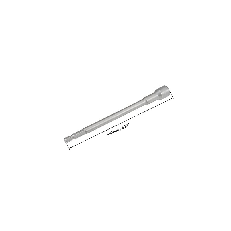 uxcell 1/4" Quick-Change Hex Shank 10mm Magnetic Nut Setter Driver