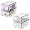iDesign Stackable Kitchen Storage Drawer for Fridge, Pantry, Under-Sink, or