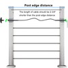 Toscoco 14 Pack Black Cable Railing Kit Invisible Receiver&Threaded Stud