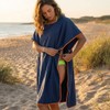 Nivofu Poncho de Surf con Capucha - Toalla Cambiante, Bata