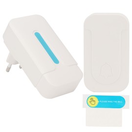 Wireless Door Bell Waterproof Self Powered Doorbell Kit with 35 Music  -