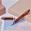 Majohn V60 Triangular Piston Fountain Pen EF Nib Transparent Brown