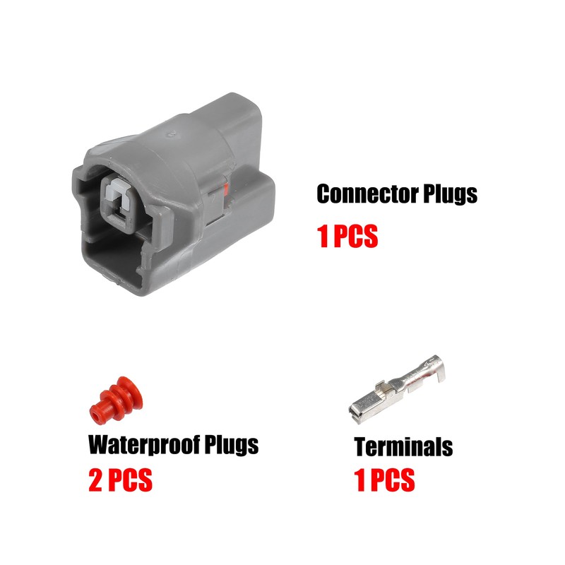 X AUTOHAUX 1 Set 1 Pin Knock Sensor Connector Adapter