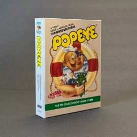 ColecoVision Parker POPEYE repro box - sturdy high quality boxes with foam tray