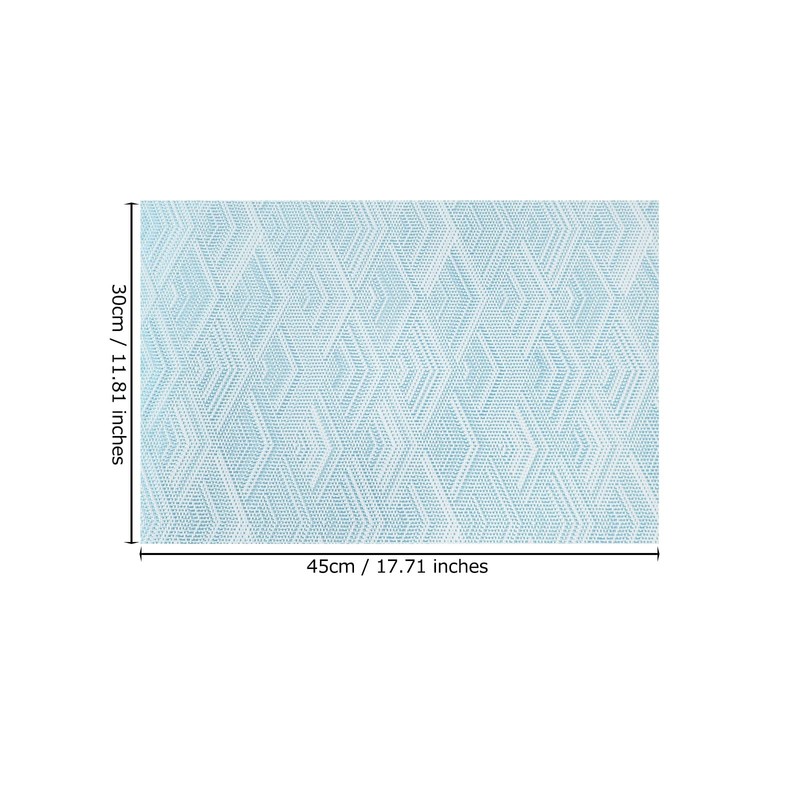 ASYOUWISH Set of 6 PVC Kitchen Table Place Mats, Non-Slip