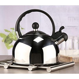 Gravidus Stainless Steel Whistling Kettle Tea Kettle 2500 ml with Whistling Sound