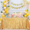 Gold Tablecloth Sequin Table Cloth Sparkly Shimmer Fabric 50 x