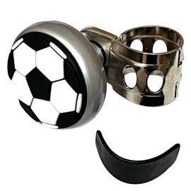 Oshotto Power Handle Car Steering Knob Compatible with All Cars Black & White