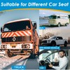 AEROiVi Car Seat Cushion with Back Support Pillow,Breathable 3D Air