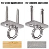 WAREMAID Wall Ceiling Mount Bracket for Suspension Strap, Battle Rope