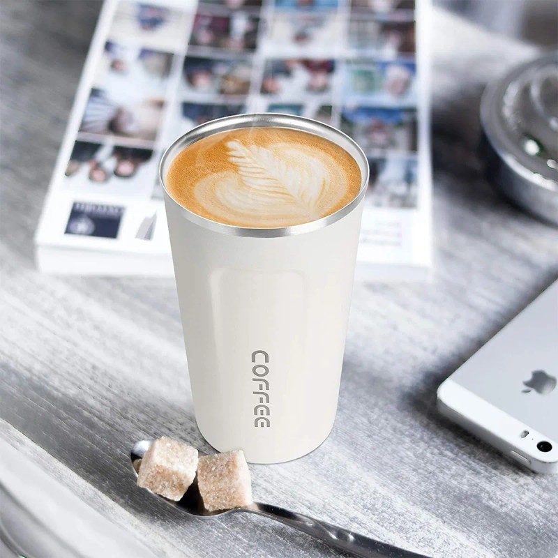 Vaso De Café De Acero Inoxidable 510ml