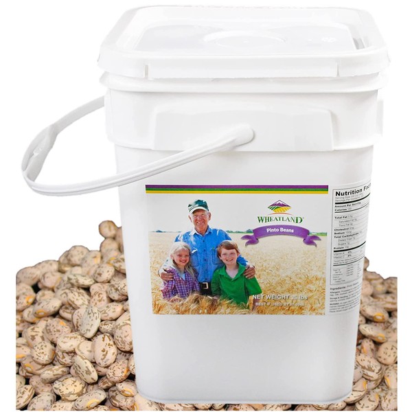 Wheatland™ Pinto Beans • Bulk 25lbs • Chemical Free •