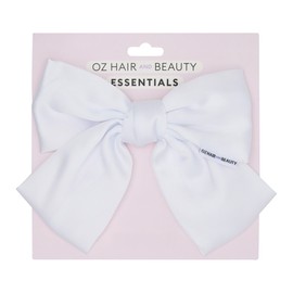 Oz Essentials Hair Bow Clip - White