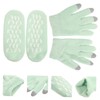 Outanaya 1 Set Moisturizing Gel Gloves Socks Set for Dry