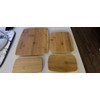 Farberware 4-Piece Reversible Bamboo Cutting 14"L x 11"W x 0.8"Th