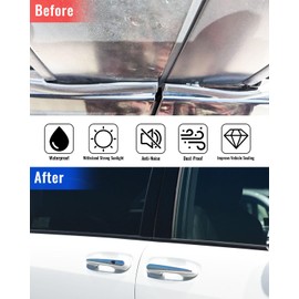 Weatherstrip Window Moulding Trim Seal Belt Fit for Toyota Sienna 2011-2020 Replace 6816008020 6818008020 6821008020 6823008020