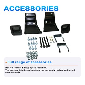 SOCKIR Rear Step Bumper Assembly Fit For 2002-2008 Dodge Ram 1500 2003-2009 Ram 2500 3500 Pickup Truck Chrome Steel CH1103111