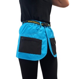 Dingo 16452-2 Training Belt, Sport, Agility, Fetch, Obedience, Lead Guide, Nose Work, Behavior Training, Trainer Belt with Many Pockets, Turquoise, Size S