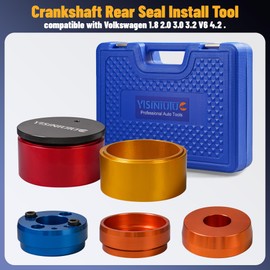 Crankshaft Rear Seal Install Tool Kit Compatible with VW 1.8 2.0 3.0 3.2 V6 4.2 Replacement for T10122