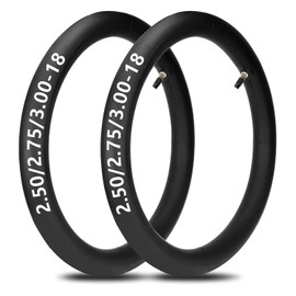 HIAORS 2.50-18 2.75-18 3.00-18 Inner Tube for 80/90-18 80/100-18 90/90-18 Motorcycle Off Road Suzuki Kawasaki Dirt Bike 2pcs