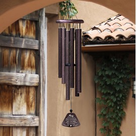 ZANIION 50th Anniversary Wedding Gifts Wind Chime 32", Happy 50 Years of Marriage Gifts Idea, 50th Anniversary Decorations for Couples, Parents, Husband, Wife, Romantic Gift for Her/Him Wine Bell 32"